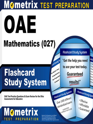 cover image of OAE Mathematics (027) Flashcard Study System
